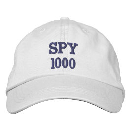 SPY 1000 hat Broderad Keps