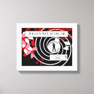 Spy Canvas Bröllop Keepsaky