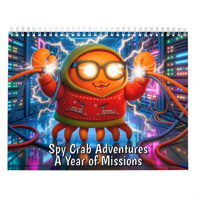 Spy Crab Adventures – A Year of Missions Kalender (Omslag)