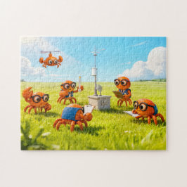 Spy Crabs Learning How Weather Station Works Pussel