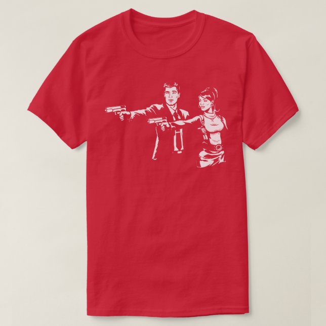 Spy Fiction T Shirt (Design framsida)