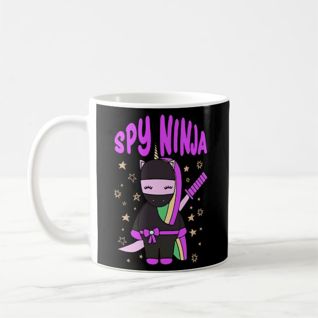 Spy-Gaming Ninjas Game Unicorn Ninja Kaffemugg (Vänster)