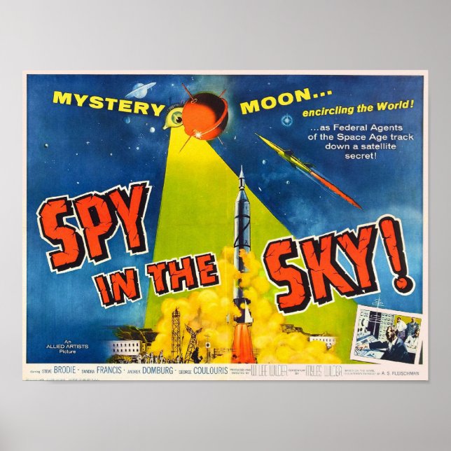 Spy in i Himlar Poster (Framsidan)
