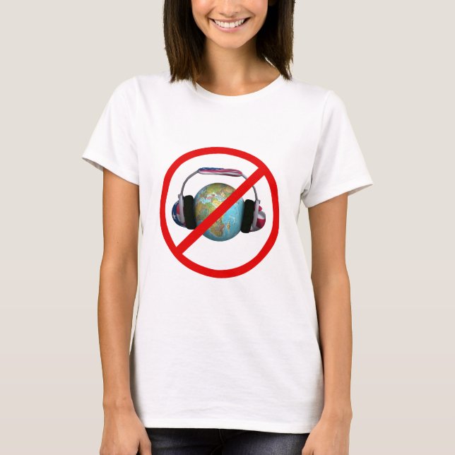 Spy inte världen tee shirt (Framsida)