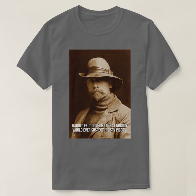 Spy Pigeons 1 T Shirt (Design framsida)