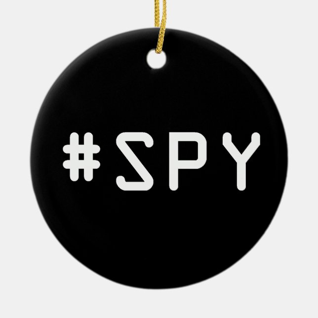 #SPY - prydnad Julgransprydnad Keramik (Framsidan)