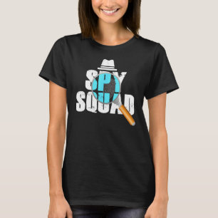 Spy Squad Police Crime Investigator Private Detect T Shirt