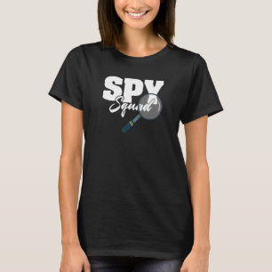 Spy Squad Police Crime Investigator Private Detect T Shirt