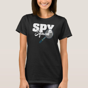 Spy Squad Police Crime Investigator Private Detect T Shirt