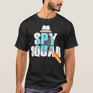 Spy Squad Police Crime Investigator Private Detect T Shirt