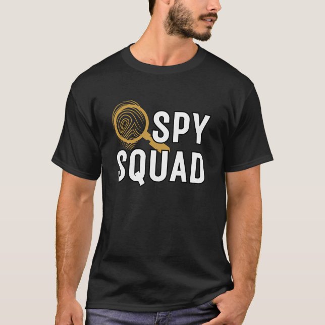 Spy Squad Secret Agent T Shirt (Framsida)