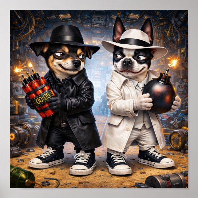 "Spy vs. Spy" (3) Poster (Framsidan)