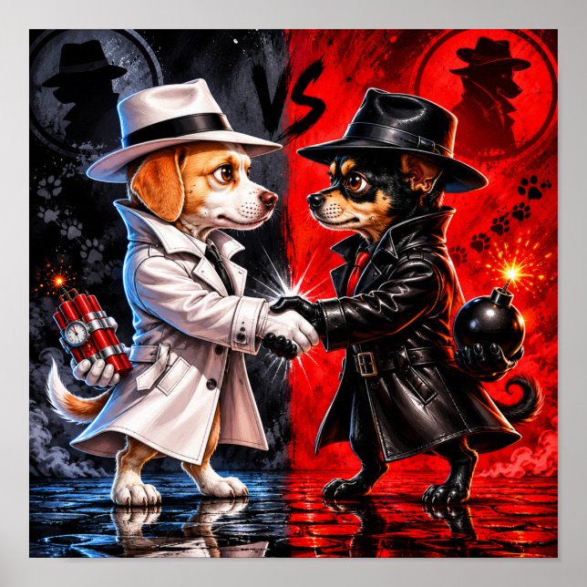 "Spy vs. Spy" Poster (Framsidan)