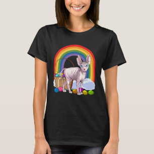 Spyhnx Katt Påskägg Kanin Kanin T Shirt