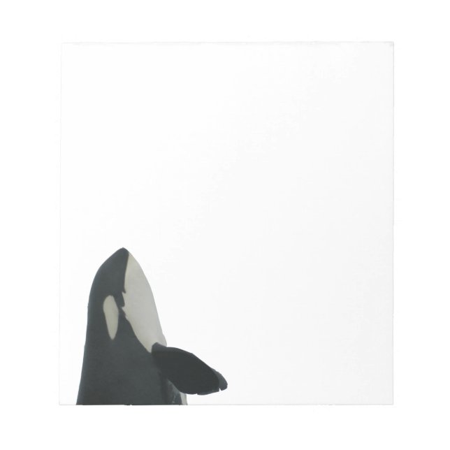 Spyhopping Orca-Anteckningsblock Anteckningsblock (Framsida)