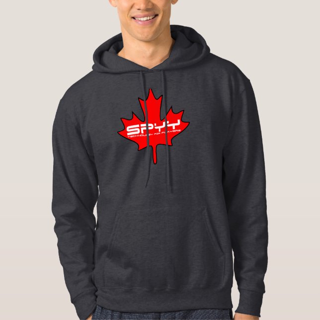 SPYY-lövHoodie Sweatshirt Med Luva (Framsida)