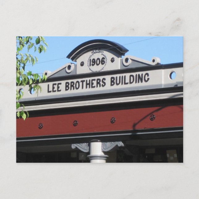 Sq järnväg. Santa Rosa Ca. Vykort (Framsida)