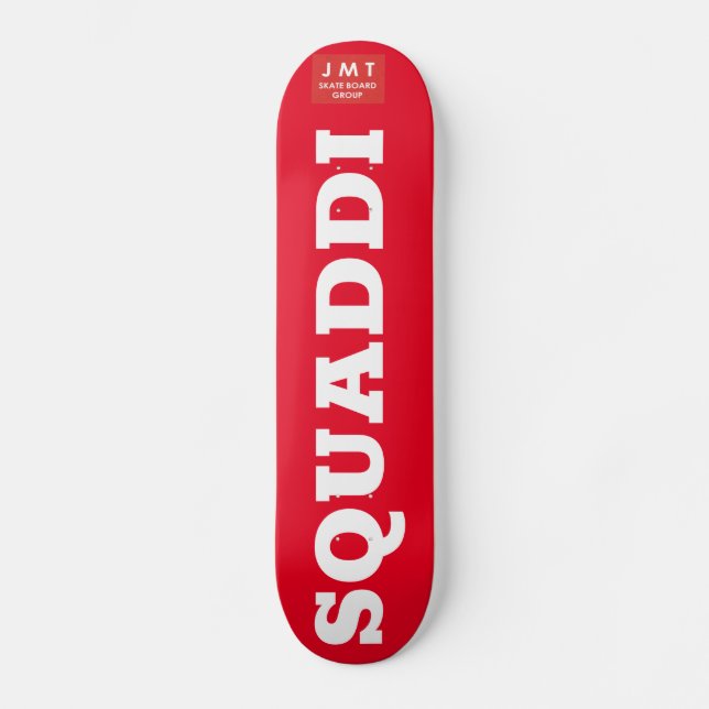SQAUDDI Skateboard (Framsida)