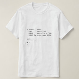 SQL-databasespecialist: Mike Tee