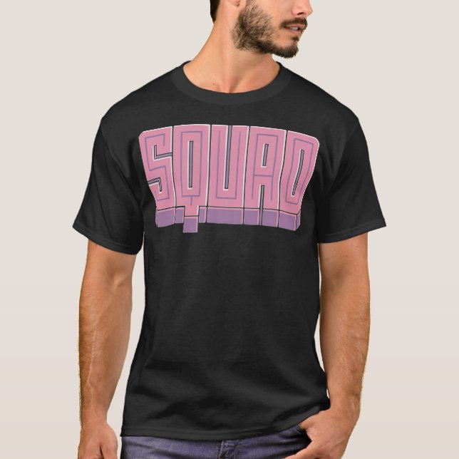 SQUAD-afrikan rolig - T Shirt (Framsida)