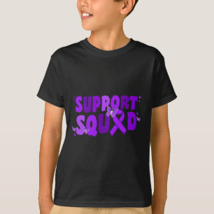 Squad Alzheimers Medvetenhet Fjäril T Shirt