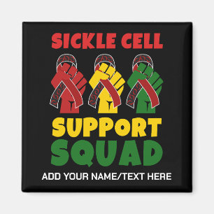SQUAD-anpassat namn för SICKLE CELL Awareness SUPP Magnet