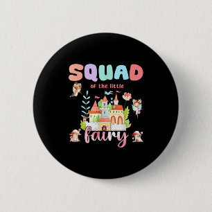 Squad Av Den Lille Älvan 1-års Födelsedagsflicka S Knapp