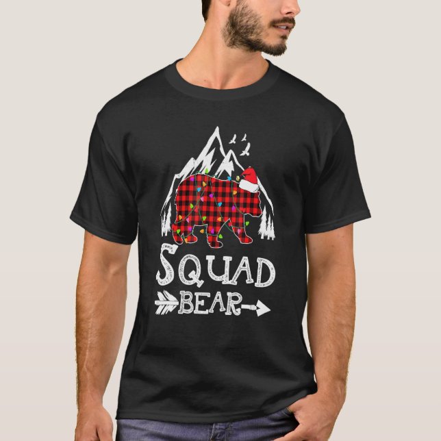 Squad Bear, Red Buffalo Play Squad Bear Pajama F T Shirt (Framsida)