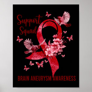 Squad Brain Aneurysm Awareness Poster