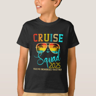Squad Crew Cruise 2025 Sommarlov Matchande Fa T Shirt