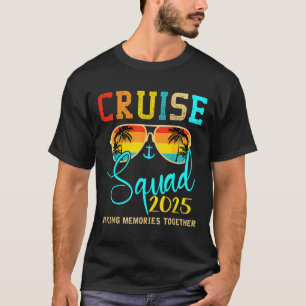 Squad Crew Cruise 2025 Summer Vacation Matching Fa T Shirt