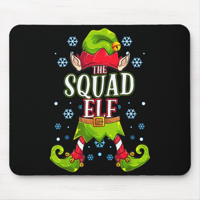 Squad Elf Matching Family Group Christmas Party  Musmatta (Framsidan)