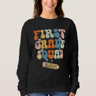 Squad Förstklassig Lärare Tillbaka Till Skolan Vin T Shirt