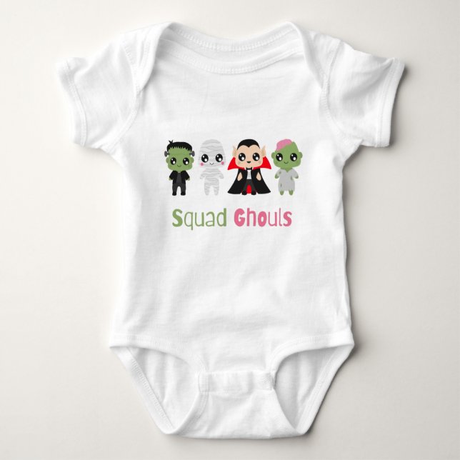 Squad Ghouls Baby One Biet T Shirt (Framsida)