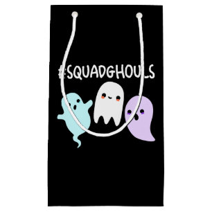 Squad Ghouls Funny Halloween Ghost Pun Mörk BG