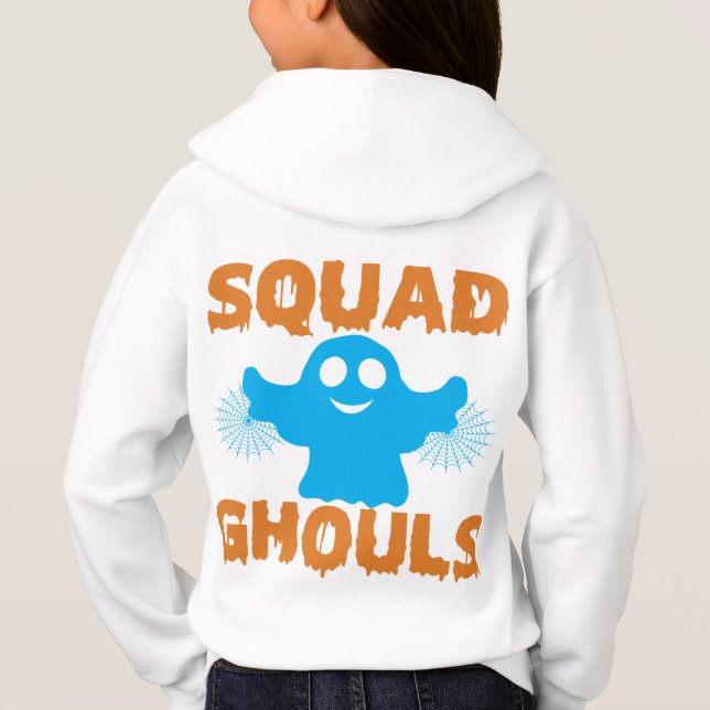 Squad Ghouls Girls Hoodie T Shirt (Baksida)