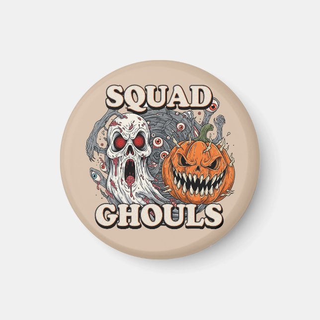 Squad Ghouls - Spooky Halloween Magnet (Framsidan)