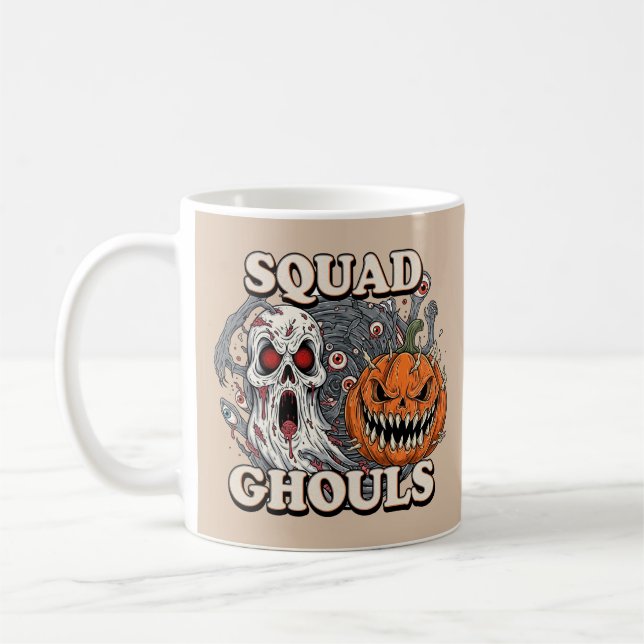 Squad Ghouls - Spooky Halloween Mugg (Vänster)