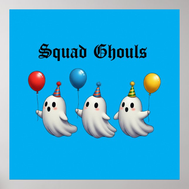Squad Ghouls Tee Poster (Framsidan)