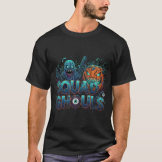 Squad Ghouls Underwater Halloween Horror T Shirt