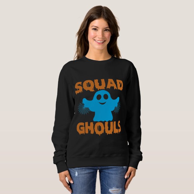 Squad Ghouls Womans sötskjorta T Shirt (Hel framsida)