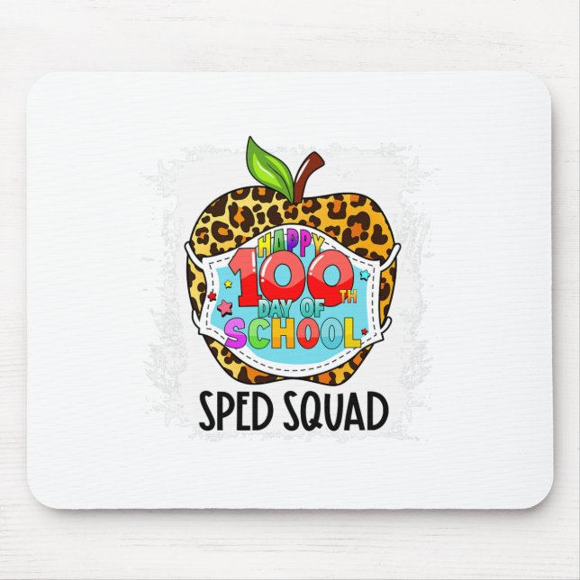 Squad Glad 100:e Skoldagen Ansiktsmask Sped Ed Musmatta (Framsidan)
