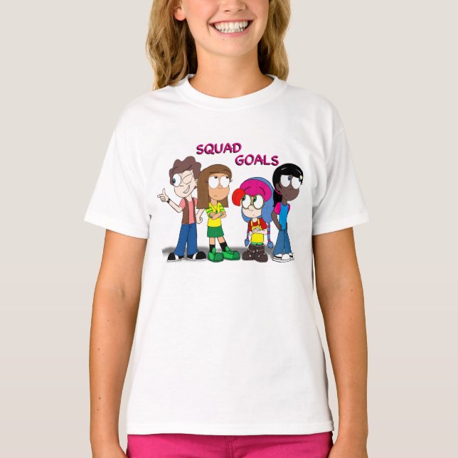 Squad Goals Shirt (Girl’s) T (Framsida)