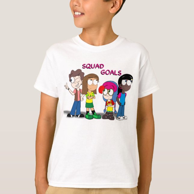 Squad Goals Shirt (Kid’s) T (Framsida)
