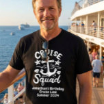 Squad Group Friends Anpassningsbar Birthday White T Shirt<br><div class="desc">Den här designen kan vara personlig i det område som tillhandahålls genom att ändra fotot och/eller text. Du kan också anpassa den genom att klicka på Anpassa den här mallen och sedan välja klicka för att anpassa ytterligare alternativ och ta bort eller ändra färg i bakgrunden, lägga till text, ändra...</div>