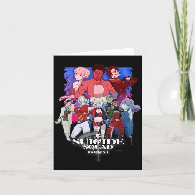 Squad Isekai Redo att slåss design Kort (Framsida)