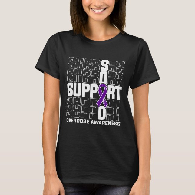 Squad Överdosmedvetenhet 1  T Shirt (Framsida)