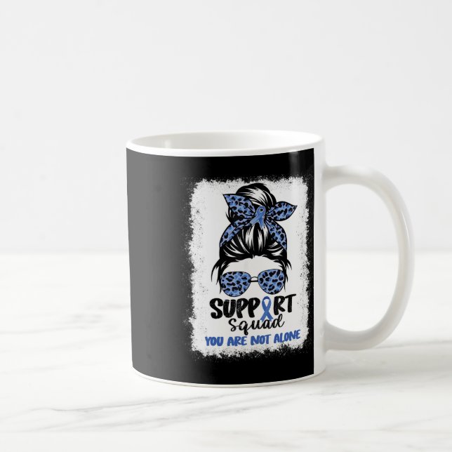 Squad Rödt Haj Blå Krigare Ataxi Medvetenhet  Kaffemugg (Höger)