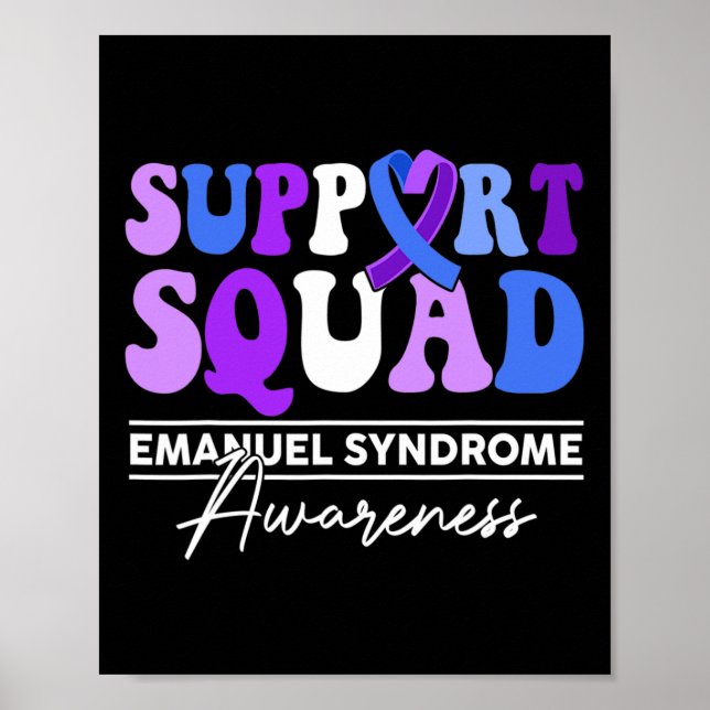 Squad Solros Hår Emanuel Syndrom Gåvor  Poster (Framsidan)