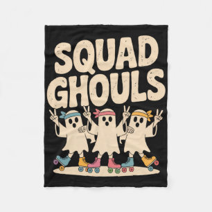 Squad Spöken Matching Funny Halloween 6 Fleecefilt